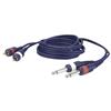CAVO DAP AUDIO FL233 2 RCA Male L/R > 2 mono Jack L/R